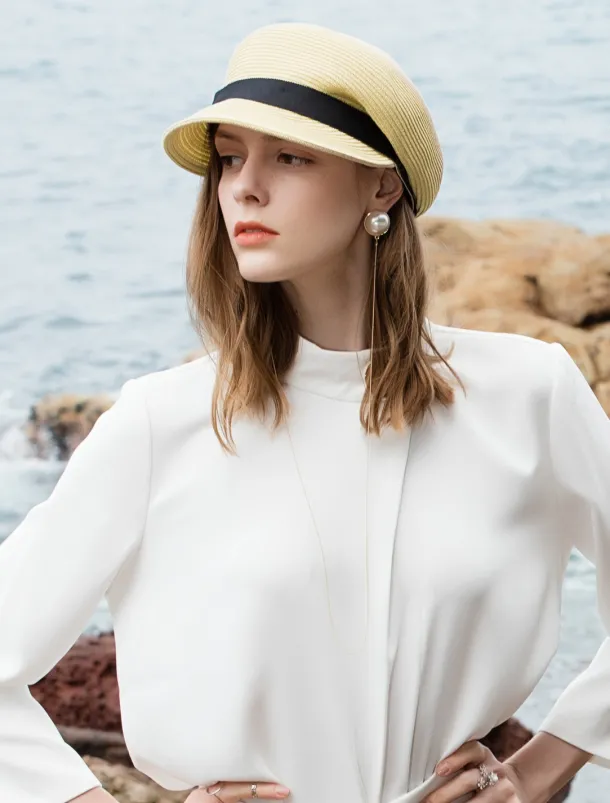 Straw Hats with Braided Strap 1PC Casual / Melbourne Cup Headpiece