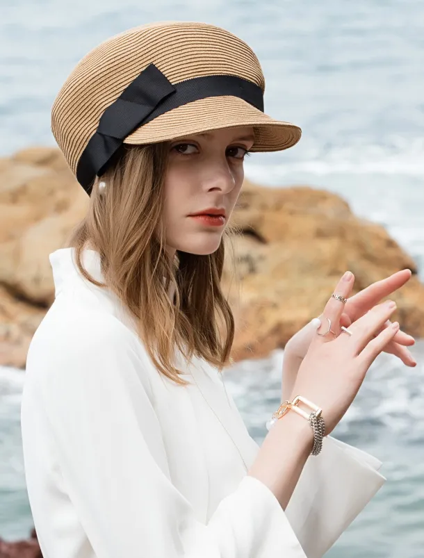Straw Hats with Braided Strap 1PC Casual / Melbourne Cup Headpiece