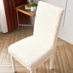 Stretch Dining Chair Cover Flexible Slipcovers for a Snug Fit High Back Dining Chair Cover Protecting Your Chairs from Spills and Wear While Adding a Stylish Touch to Your Dining Room