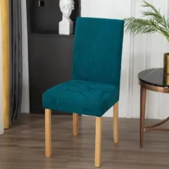 Stretch Dining Chair Covers Elastic and Durable Slipcovers Perfect for Protecting and Refreshing Dining Chairs Suitable for High-Back Dining Chairs Adds Comfort and Style to Your Dining Room Decor