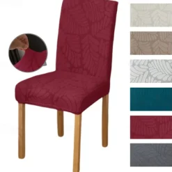 Stretch Dining Chair Covers Elastic and Durable Slipcovers Perfect for Protecting and Refreshing Dining Chairs Suitable for High-Back Dining Chairs Adds Comfort and Style to Your Dining Room Decor