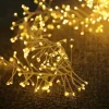 String Lights 3M 6M USB Remote Control Copper Wire LED Firecracker String Lights 100LEDs 200LEDs Firecracker Fairy Light For Christmas Wedding Holiday Party Home Decoration