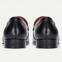 Stylish Burgundy Leather Loafers with Hand-Stitched Brogue Detail for Men | Perfect for Casual and Business Casual