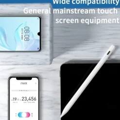 Stylus for Apple iPad Pro/Air Fully Charges this Stylus for iPad in 15 Minutes Designed for Apple Pencil with Tilte Sensitivity Palm Repulsion and Magnets