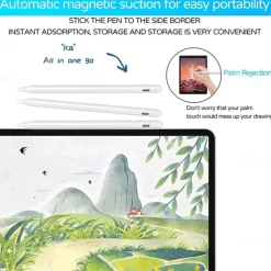 Stylus for Apple iPad Pro/Air Fully Charges this Stylus for iPad in 15 Minutes Designed for Apple Pencil with Tilte Sensitivity Palm Repulsion and Magnets