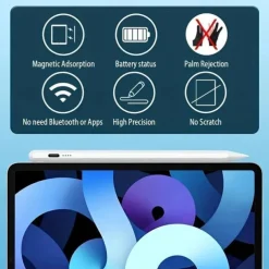 Stylus Pen For Touch IPad IPhone Apple Pencil Pen With Palm Rejection Rechargeable Active Stylus Pen Digital Stylus Pencil For Writing Drawing Pen