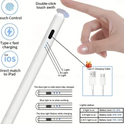 Stylus Pen Perfect For Phone Tablet Writing Drawing For Android IOS Windows Touch Screens Universal Touch Pen For IPad IPhone Apple Pencil Samsung