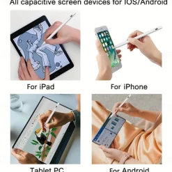 Stylus Pen Perfect For Phone Tablet Writing Drawing For Android IOS Windows Touch Screens Universal Touch Pen For IPad IPhone Apple Pencil Samsung