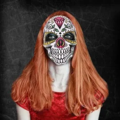 Sugar Skull Halloween Mask Halloween Adults' Men's Women's Halloween Carnival Day of the Dead Easy Halloween Costumes Dress Up