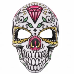 Sugar Skull Halloween Mask Halloween Adults' Men's Women's Halloween Carnival Day of the Dead Easy Halloween Costumes Dress Up