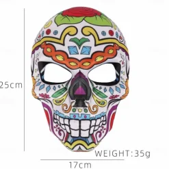 Sugar Skull Halloween Mask Halloween Adults' Men's Women's Halloween Carnival Day of the Dead Easy Halloween Costumes Dress Up