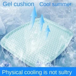 Summer Car Seat Cushion Breathable Cool Gel Universal Multifunctional Home Office Chair For Pressure Relief Back Tailbone Pain