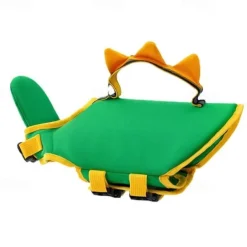 summer cute animal shape small bee dog life jacket medium small dog swimming suit pet clothes manufacturer