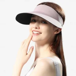 Summer Seamless Sun Hat Hollow Anti-ultraviolet Hat Outdoor Sports Cycling Sun Hat Women