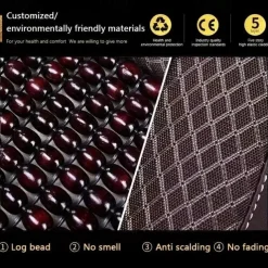 Summer Wood Beads Car Cushion Breathable Beads Car Seat Cushion Single Seat Four Seasons General Cool Cushion Single Piece