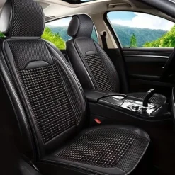 Summer Wood Beads Car Cushion Breathable Beads Car Seat Cushion Single Seat Four Seasons General Cool Cushion Single Piece