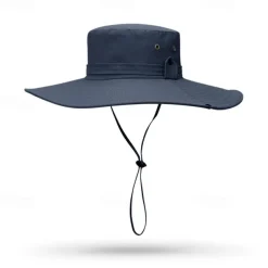 Sun Hat Bucket Hat Boonie hat Waterproof UV Protection Summer Spring Drawstring Wide Brim Unisex Fishing Activity
