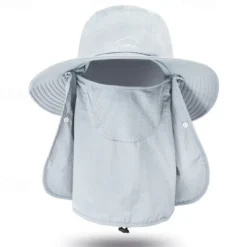 Sun Hat Bucket Hat Boonie hat Sun Hat with Neck Flap UV Protection Summer Spring Drawstring Wide Brim Unisex Fishing Activity