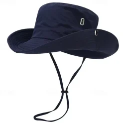Sun Hat Bucket Hat Boonie hat Sunscreen UV Protection Summer Spring Drawstring Wide Brim Unisex Fishing Activity