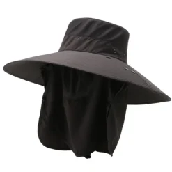 Sun Hat Bucket Hat Fishing Hat Hat UV Sun Protection Sunscreen Quick Dry Summer Spring Wide Brim with Face Cover & Neck Flap Men's Women's Fishing Activity