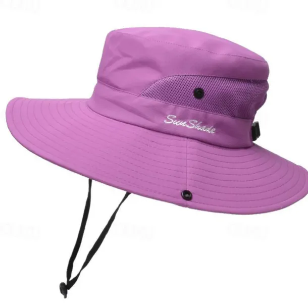 Sun Hat Bucket Hat Fishing Hat Hat Waterproof Portable UV Sun Protection Summer Men's Women's Fishing Activity