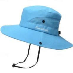 Sun Hat Bucket Hat Fishing Hat Hat Waterproof Portable UV Sun Protection Summer Men's Women's Fishing Activity