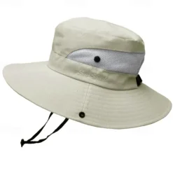 Sun Hat Bucket Hat Fishing Hat Hat Waterproof Portable UV Sun Protection Summer Men's Women's Fishing Activity