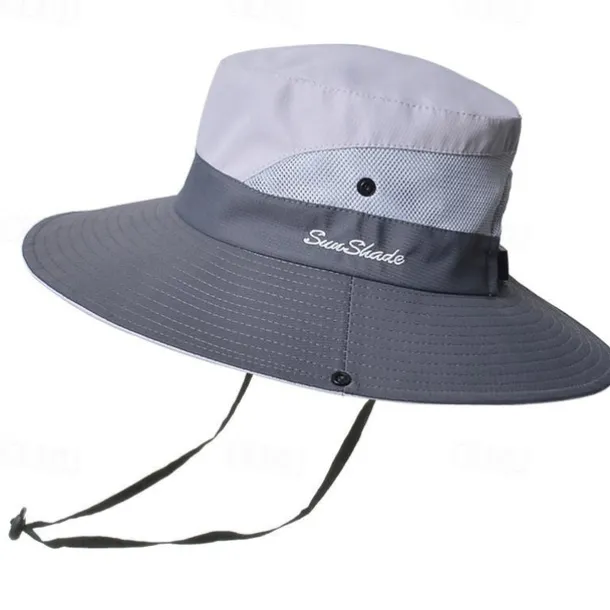 Sun Hat Bucket Hat Fishing Hat Hat Waterproof Portable UV Sun Protection Summer Men's Women's Fishing Activity