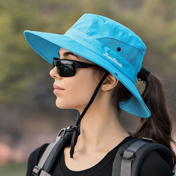 Sun Hat Bucket Hat Fishing Hat Hat Waterproof Portable UV Sun Protection Summer Men's Women's Fishing Activity