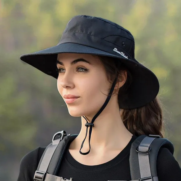 Sun Hat Bucket Hat Fishing Hat Hat Waterproof Portable UV Sun Protection Summer Men's Women's Fishing Activity