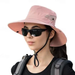 Sun Hat Bucket Hat Fishing Hat Hat Waterproof Portable UV Sun Protection Summer Men's Women's Fishing Activity