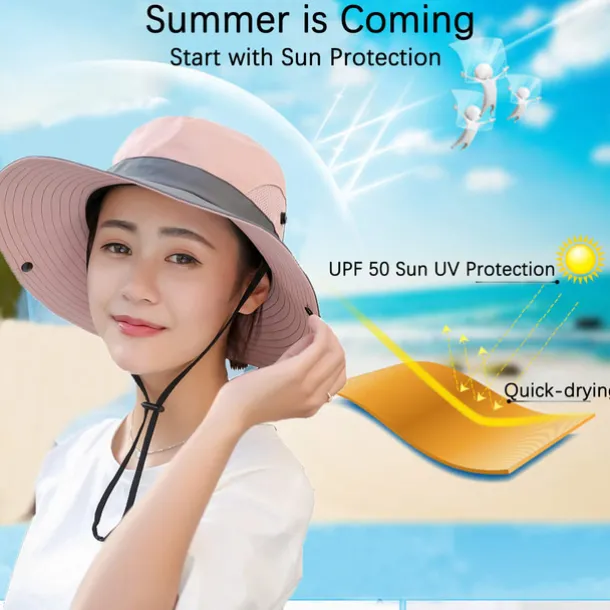 Sun Hat Bucket Hat Hat Packable UV Protection Quick Dry Summer Spring Wide Brim