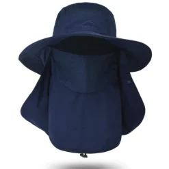 Sun Hat Bucket Hat Hat with Neck Face Flap Cover Packable Anti-Mosquito Summer Spring Wide Brim