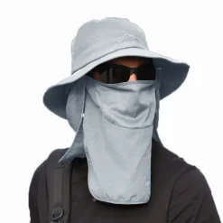 Sun Hat Bucket Hat Hat with Neck Face Flap Cover Packable Anti-Mosquito Summer Spring Wide Brim