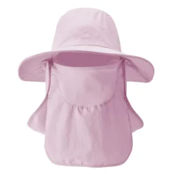 Sun Hat Bucket Hat Hat with Neck Face Flap Cover Packable Anti-Mosquito Summer Spring Wide Brim