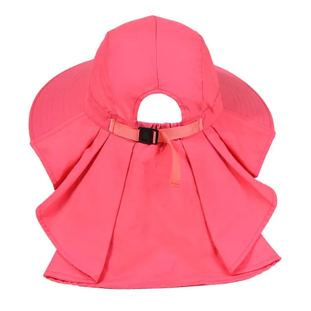 Sun Hat Fishing Hat Hiking Hat Hat Portable UV Sun Protection UPF50+ Summer Wide Brim with Neck Flap Women's Fishing Activity