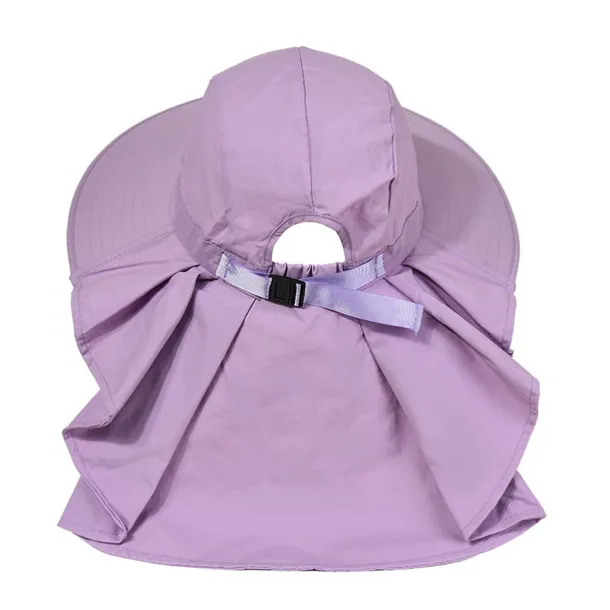Sun Hat Fishing Hat Hiking Hat Hat Portable UV Sun Protection UPF50+ Summer Wide Brim with Neck Flap Women's Fishing Activity