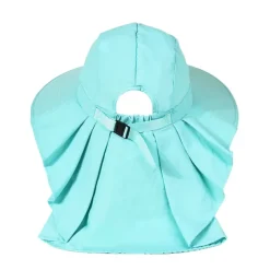 Sun Hat Fishing Hat Hiking Hat Hat Portable UV Sun Protection UPF50+ Summer Wide Brim with Neck Flap Women's Fishing Activity