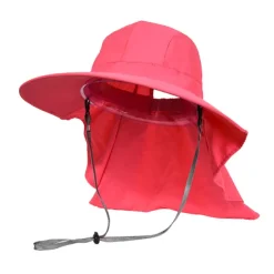 Sun Hat Fishing Hat Hiking Hat Hat Portable UV Sun Protection UPF50+ Summer Wide Brim with Neck Flap Women's Fishing Activity