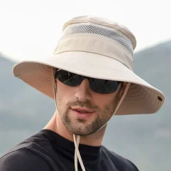 Sun Hat Fishing Hat Hiking Hat Hat UV Sun Protection Sunscreen UV Protection Summer Spring Wide Brim Men's Women's Fishing Activity