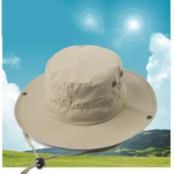 Sun Hat Fishing Hat Hiking Hat Hat Portable UV Sun Protection Sunscreen Summer Spring Autumn / Fall Wide Brim Men's Women's Camping / Hiking Activity