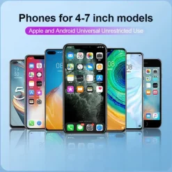 Sun Visor Cell Phone Holder 360° Rotatable Multifunctional Sunvisor Hanging Clip Bracket Cell Phone Mount For 7 Inch Telephone