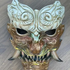 Sun Wukong Halloween Mask Black Myth: Wukong Carnival Mask Scary Costume Adults' Unisex Halloween Carnival Easy Halloween Costumes Dress Up