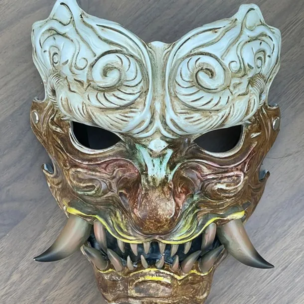 Sun Wukong Halloween Mask Black Myth: Wukong Carnival Mask Scary Costume Adults' Unisex Halloween Carnival Easy Halloween Costumes Dress Up