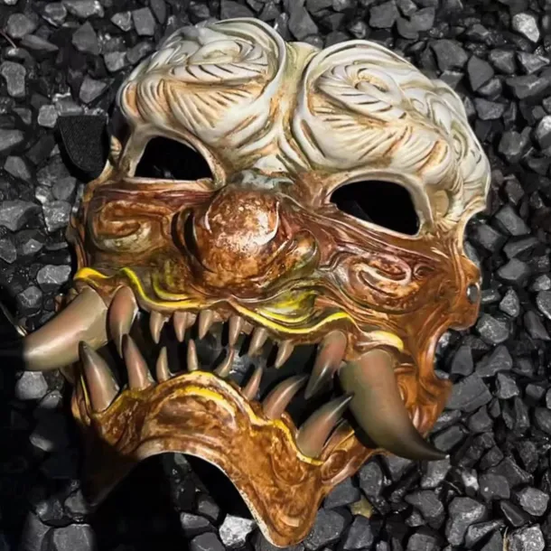 Sun Wukong Halloween Mask Black Myth: Wukong Carnival Mask Scary Costume Adults' Unisex Halloween Carnival Easy Halloween Costumes Dress Up