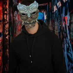 Sun Wukong Halloween Mask Black Myth: Wukong Carnival Mask Scary Costume Adults' Unisex Halloween Carnival Easy Halloween Costumes Dress Up