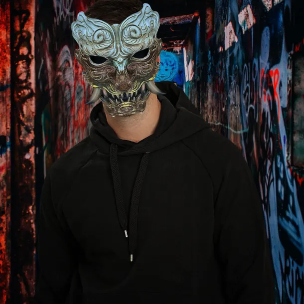 Sun Wukong Halloween Mask Black Myth: Wukong Carnival Mask Scary Costume Adults' Unisex Halloween Carnival Easy Halloween Costumes Dress Up