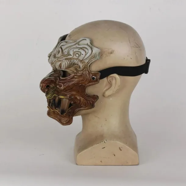 Sun Wukong Halloween Mask Black Myth: Wukong Carnival Mask Scary Costume Adults' Unisex Halloween Carnival Easy Halloween Costumes Dress Up