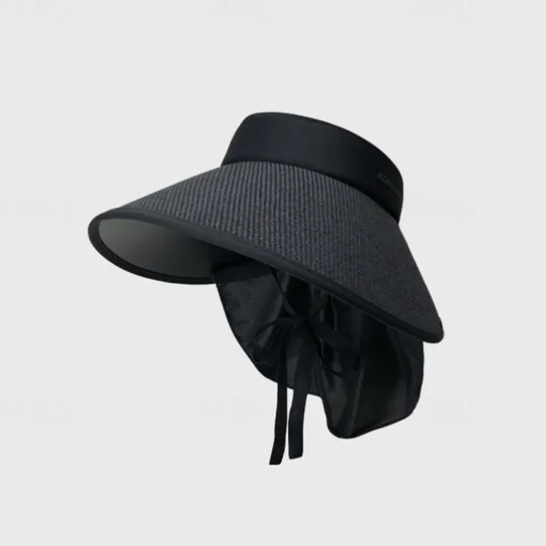 Super Wide Brim Sun Hats for Women UV Protection Beach with Neck Flap Packable Bucket Hat Sun Wraps Outdoor