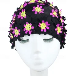 Swim Cap for Adults Nylon Breathability Stretchy Comfortable Swimming Surfing